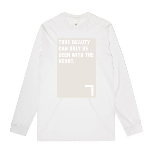 Lehua - True Beauty, Mens Organic Longsleeve Tee  Thumbnail