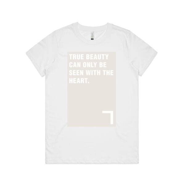 Lehua - True Beauty, Womens Organic Tee Thumbnail