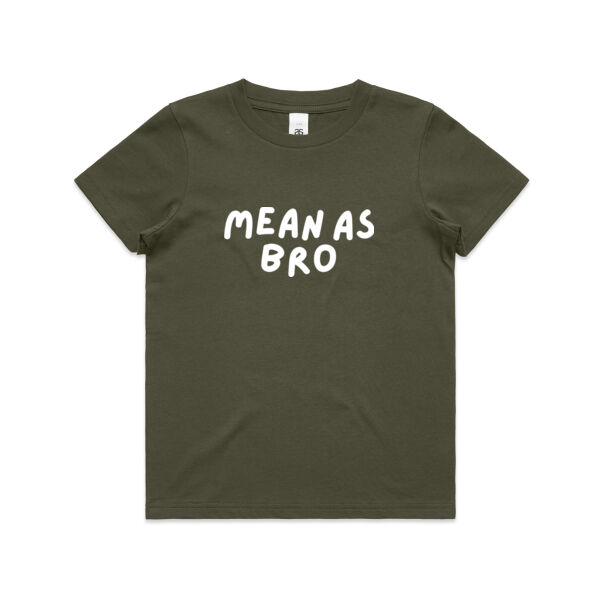 Mean as bro - Kids Staple Cotton Tee Thumbnail
